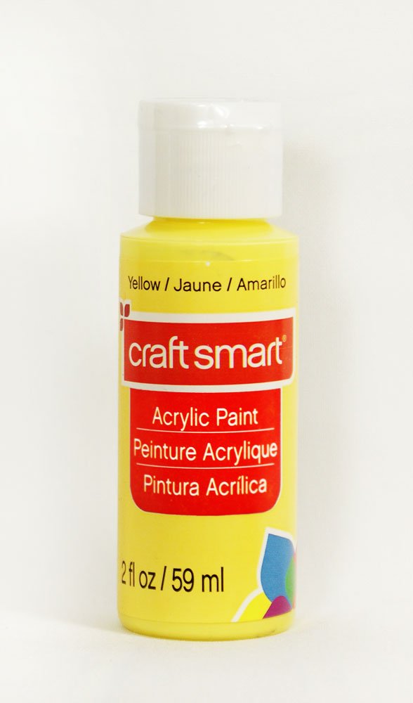 Craft Smart Acrylic Paint 2 Fl.oz. 1 Bottle Yellow
