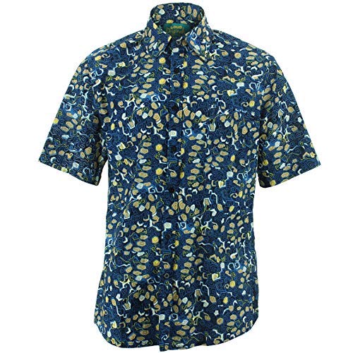 Chemise manche courte Loud Originals style artistique coupe droite pour homme