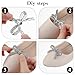 1 Pair Rhinestone Shoe Clips, Detachable Silver Shoe Clips for Women Dress Shoes, Fashion Sparkling Bow Heels Shoes Charms Decoration Accessories, Bows Crystal ShoeBuckles for Bridal Wedding Party