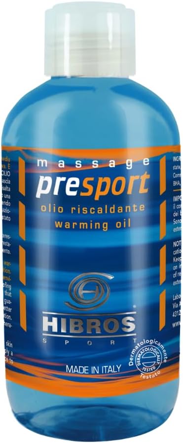 HIBROS Sport Medium Professional PreSport Warming Oil, 500ml