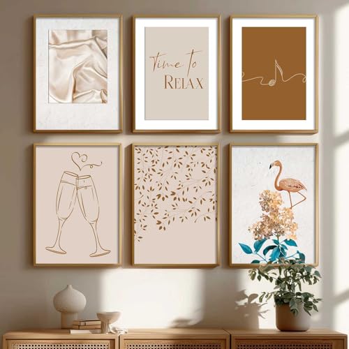 Image of kotart Paintings Modern Art Framed Wall Painting for Living Room Bedroom - Wall Posters /Paintings with Frame - Painting for Living Room Bedroom Office Room Decor - Painting for Wall Decoration (19x25 inch, C)