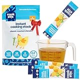 Picture of Cookstix Classic Instant Chicken Stock Sticks – Clean-Label Alternative to Bouillon Powder for Cooking – No Sugar Added, Lower Sodium, No Additives – Dehydrated Chicken Stock for Soups, Gravy & More – 4 Pack