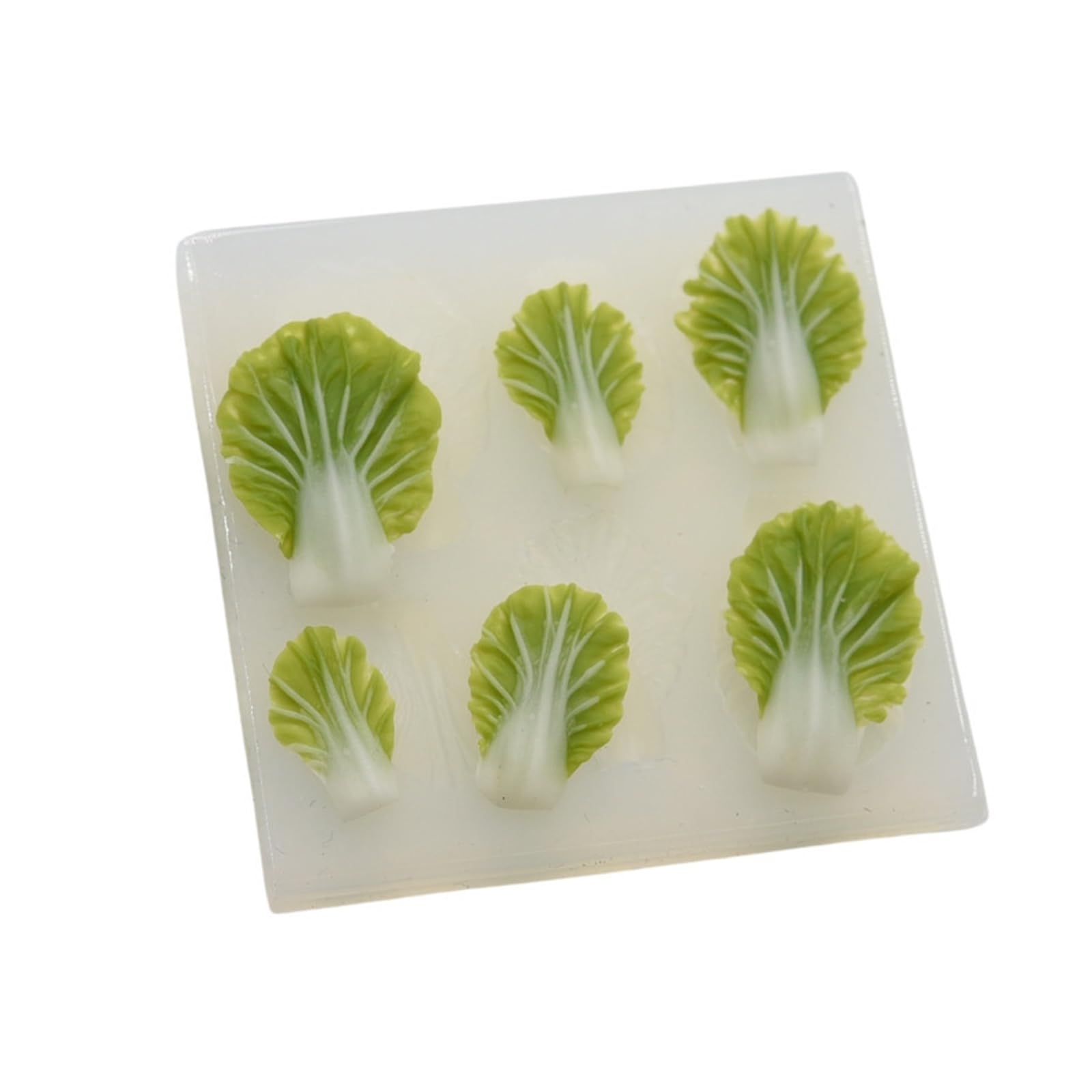 Maxtonser Practical Silicone Vegetable Mould for Crafting Lifelikes Miniature Models Portable Accessory for Artists and Teachers