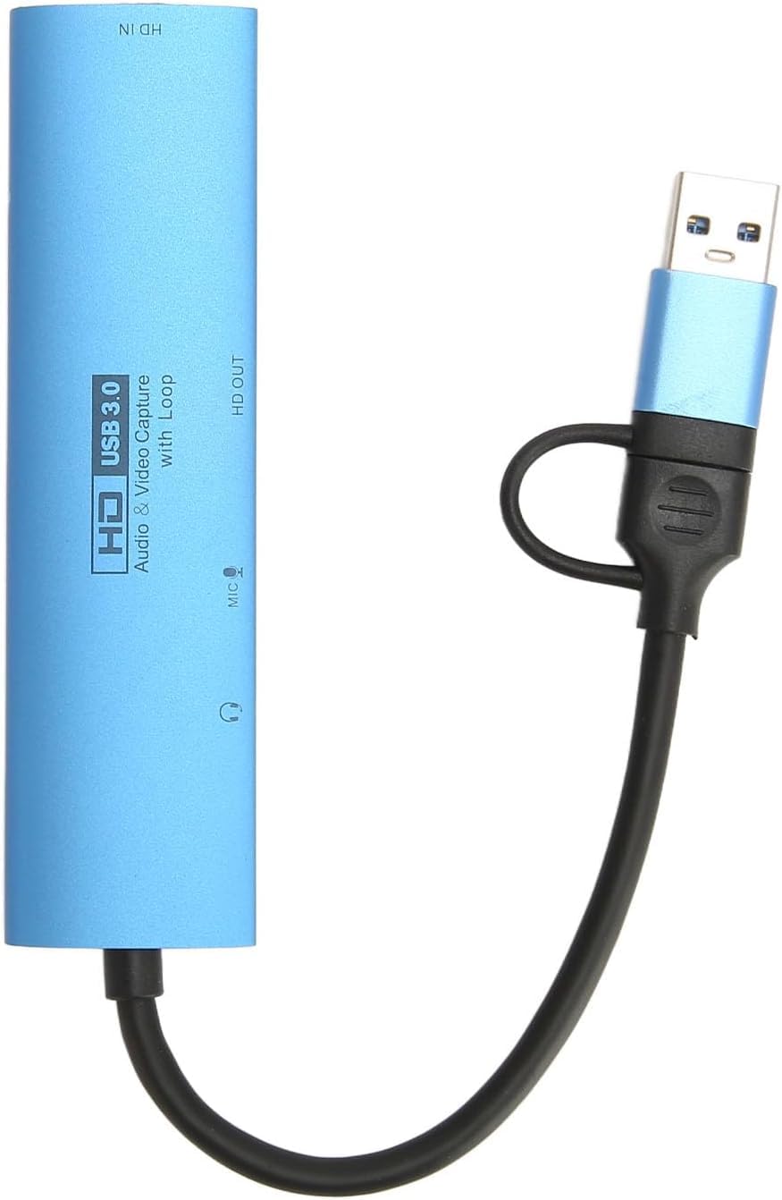 Tobo 4K HDMI to USB3.0 Audio Video Capture Card for Live Streaming, 1080P 60FPS Game Video Capture Card for Switch for Xbox One for PS3 for PS5 (Z47B)-picture-14
