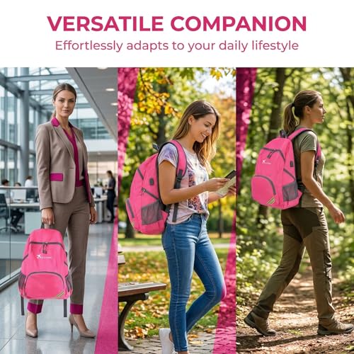 Mochila plegable para senderismo impermeable y ligera miniatura 4