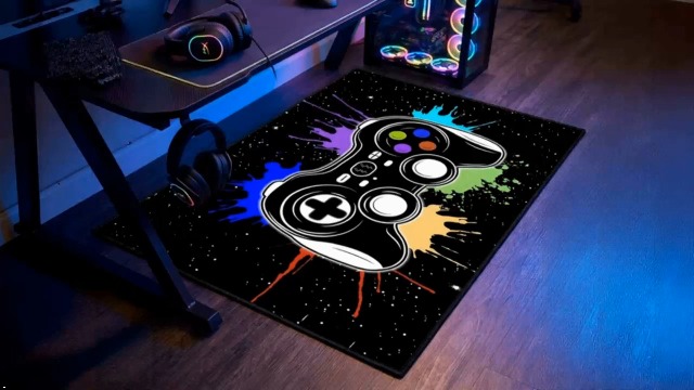 Tapete gamer para habitación de niños 2'x3' miniatura 7
