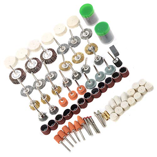 Conjunto de Acessórios de Ferramenta Rotativa 145PCS, Corte de Polimento de Moagem para Mini Broca M