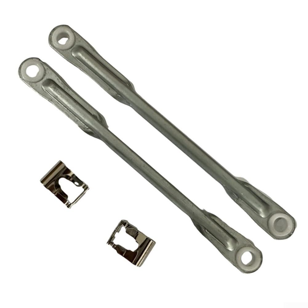 Kit di riparazione per tiranteria del tergicristalli per FIAT PUNTO 1999-2006, set di aste di spinta per meccanismo del tergicristallo con connettori in metallo e clip di ricambio diretto