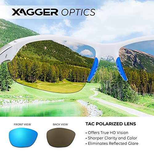Image of Polarized Sport Sunglasses for Men Women Wrap Around UV400 Running Baseball Softball Fishing Driving Glasses