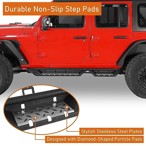 JLU Estribos Laterales para Jeep Wrangler JL 2018-2026 miniatura 2