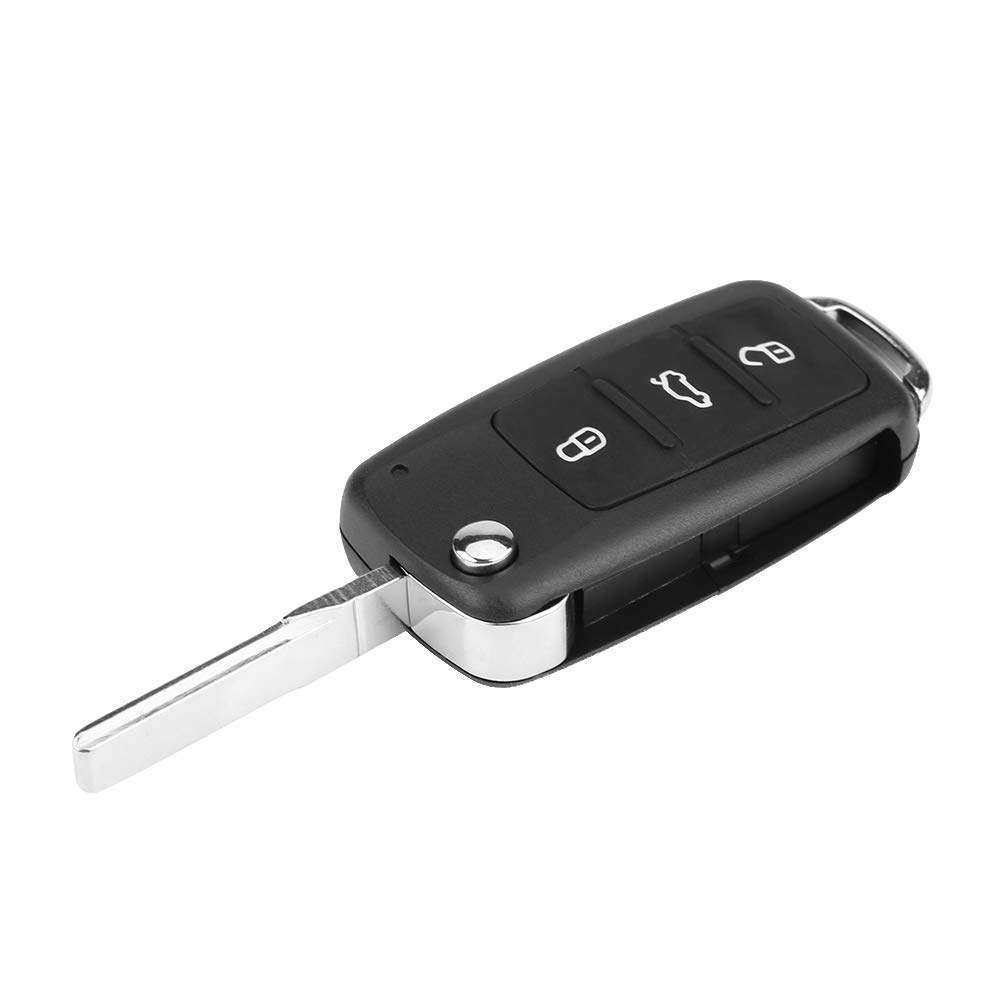 5K0837202AD 3-przyciskowy samochodowy klucz zdalnego sterowania 434 MHz ID48 nadajnik chipa do Caddy