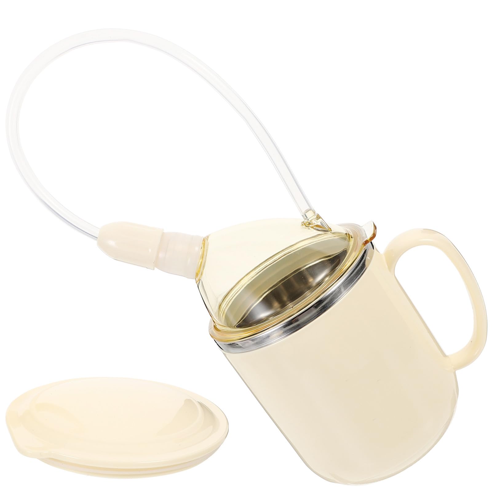 Gobelet à Paille 350ml Acier Inoxydable et PP pour Adultes