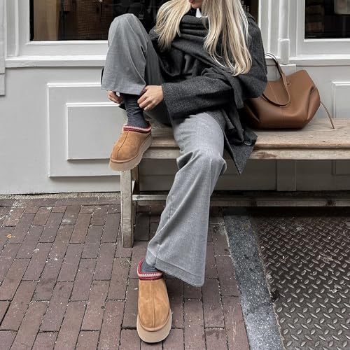 Forfoot Slippers for Women, House Slippers Snow Boots for Women Platform Boots Slipper Ankle Boots