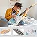 BIGBILLION Electric Guitar Beginner Kit 39 Inch Solid Body Full Size HSS All Electric Guitar for Starter, with Amplifier, Bag, Capo, Strap,Cable, Picks, (39