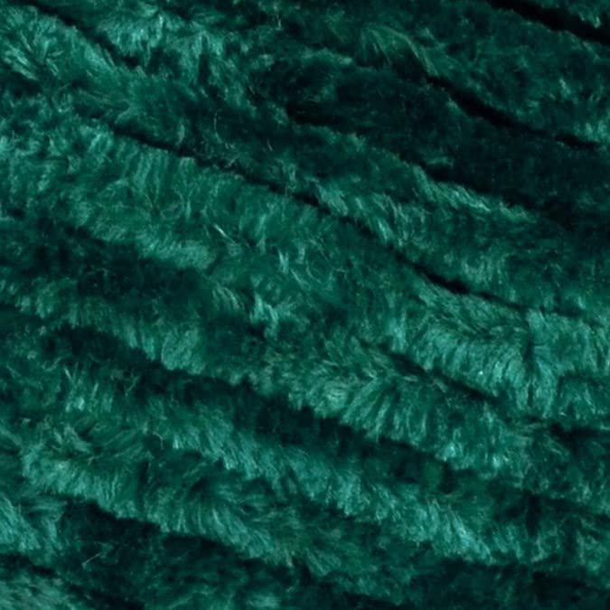 Premier Yarns Retro Velvet Yarn, Ideal Yarn for Crocheting and Knitting, Made of Polyester, Emerald, 9.8 oz, 306 yards