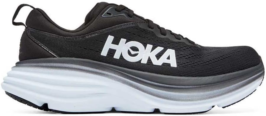 HOKA Men's Clifton 8 Running Shoe, Cherries Jubilee/Pink Yarrow, 6.5 UK