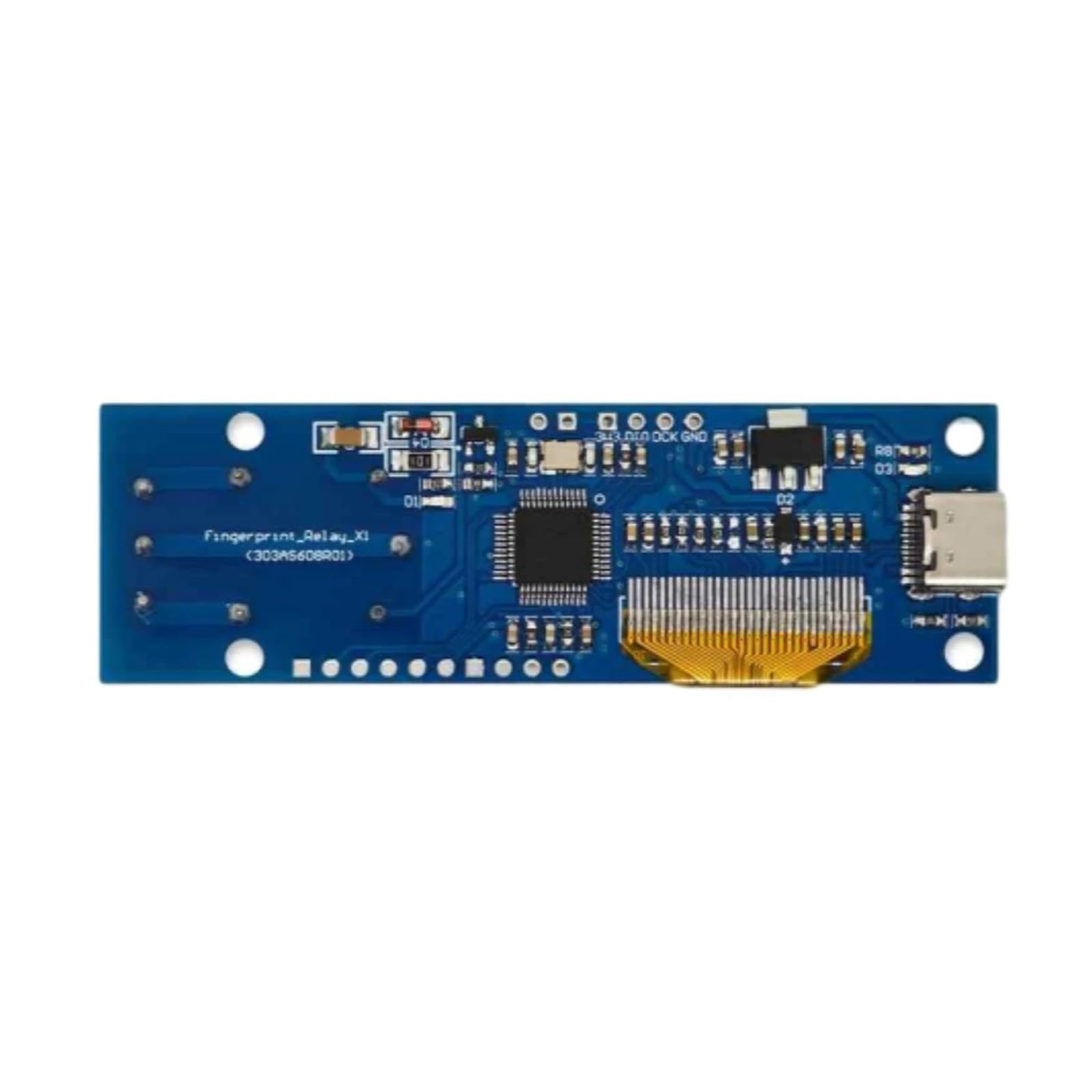 Modulo relè PLC Scheda STM32 con display OLED a semiconduttore capacitivo a modulo relè singolo for impronte digitali ZW101