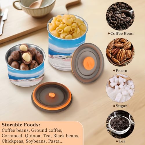 Contenedor de Café Hermético Blueangle Acero Inoxidable 900ml miniatura 5