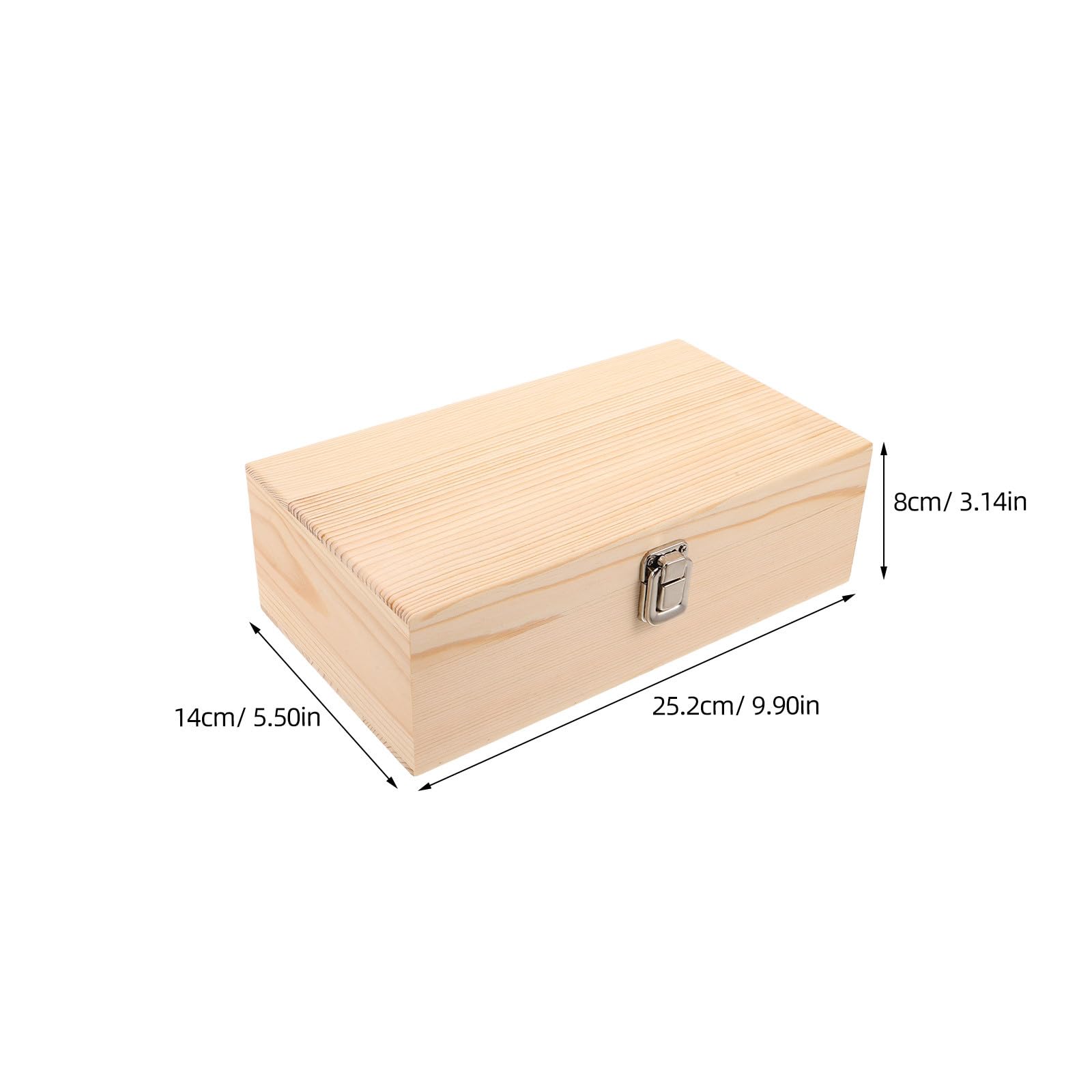 Batteriebox aus Holz für 55 AA-Batterien – Tragbarer Batterie-Organizer mit Schwammeinsatz – Schützende Aufbewahrungsbox für Lithiumzellen für Zuhause, Büro oder Garage