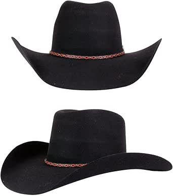 El Senor de los Cielos Felt Western Hat 50x Black 41675
