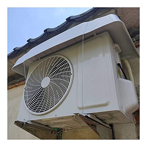 CZAOERXB Copertura per unità Esterna del condizionatore d'Aria Tettoia in PVC Sopprimi la Luce Solare Diretta Riduci Il carico Migliora l'efficienza Prolunga la Tua Vita con Il Cavo Metalli