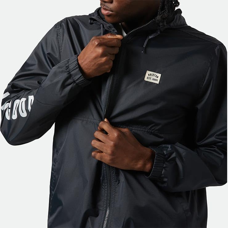 Lightweight Wind-Resistant Jacket in Black by Brixton2