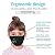 Heroky Kids Face Màsc Bandanas with Breathing Valve, Children's Reusable & Washable Dust-Proof Mouth Protection (6Pcs A, 12Filters)