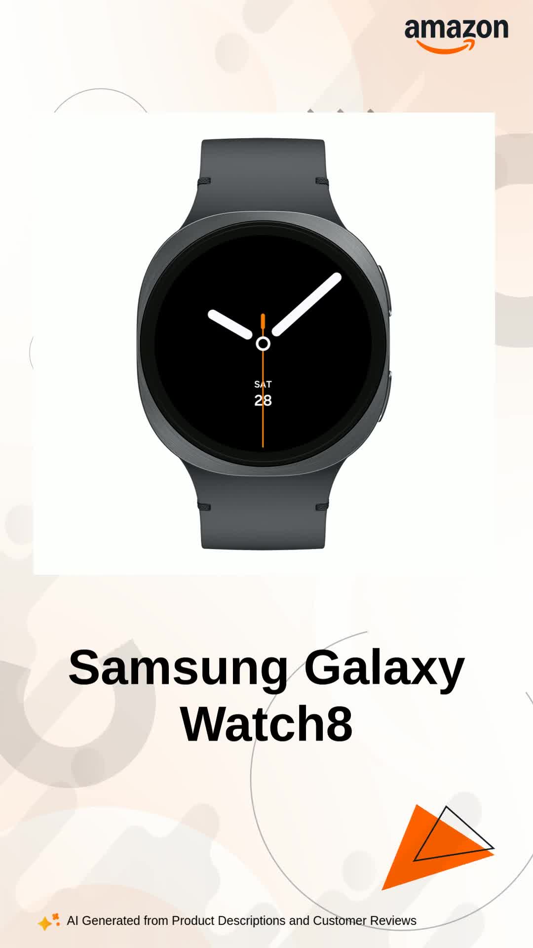 Samsung Galaxy Watch8 (40mm, LTE, Graphite)_with Other Offers