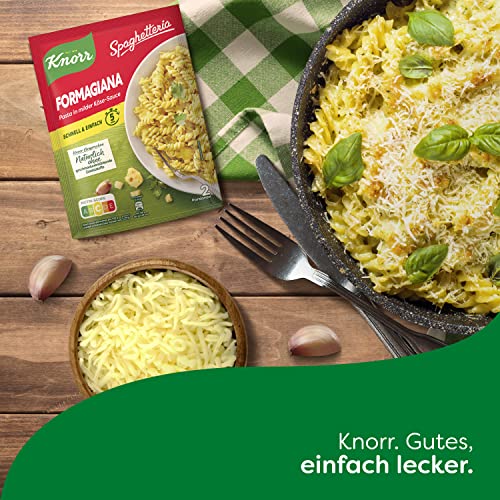 Knorr Spaghetteria Nudel-Fertiggericht Formagiana leckeres Nudelgericht fertig in 5 Minuten 163 g – Bild 7