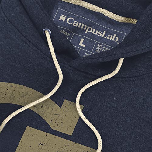 Collegiate Simple Distressed Unisex Adult Slim Fit Pullover Hoodie Collection2
