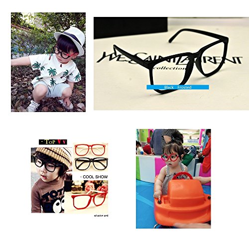 Children Stylish Cute Glasses Frame Without Lenses Pack of 33