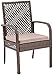 Crosley Furniture CO7177DW-SA Tribeca Outdoor Wicker Dining Chairs, Set of 4, Driftwood Grey