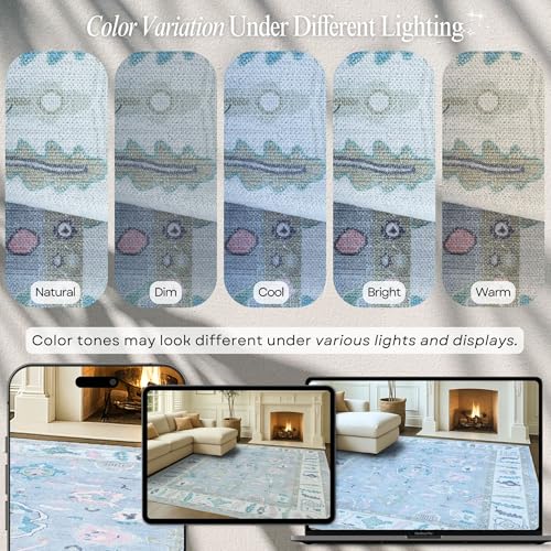 Tapete Vintage Moderno Fame Rugs 7.5 x 10 pies miniatura 4