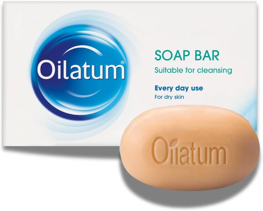 Soap Bar for Dry and Sensitive Skin, Moisturizing and Gentle Cleanser for Itchy, Irritated Skin, Dermatologist Recommended, Daily Use Hydrating Soap for Eczema and Psoriasis Relief, 1 x 100g