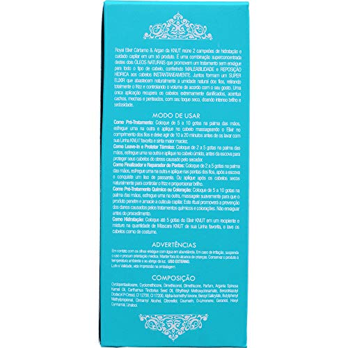 Elixir Cártamo e Argan, 35 ml, KNUT Hair Care