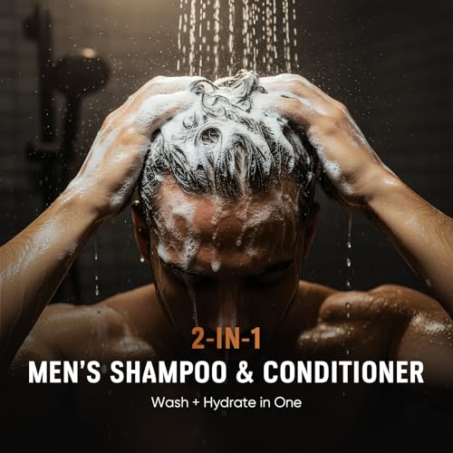 Gift Baskets for Men - 7 Pcs Mens Body Wash & Skin Care Kit | All-in-One Grooming & Bath Gift Set with Cedrus Atlantica Scent | Birthday & Christmas Gifts for Men, Husband, Boyfriend, Brother, Father - Image 4