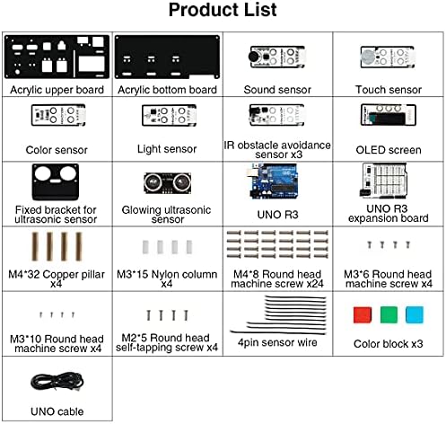 xArm UNO Robotic Arm 6DOF Robot Arm Kit with Secondary Development Compatible with Arduino IDE, DIY Programming Robot Kit STEAM Robot Arm with Sensor and UNO R3 Open Source Code & Tutorial 7 51U44VHaKBS. AC