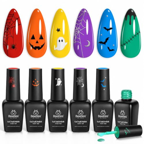 Beetles Rainbow Gel Polish Set, Rainbow Flag Colleciton 6 Neon Colors