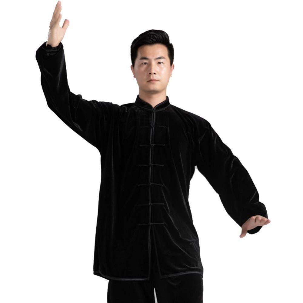 Tenue de Tai Chi homme en velours pour pratiquer sans craindre le froid