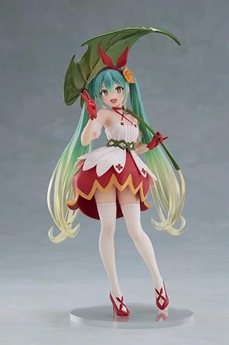 Miniatura 3 de Taito Prize Hatsune Miku Wonderland PVC Hatsune Miku Thumbelina Estatua 7.1 in