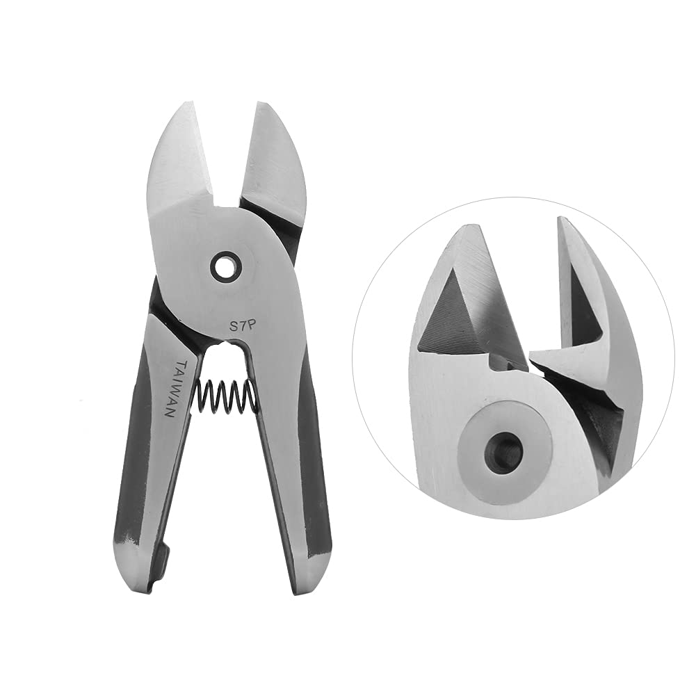 Pinza per Forbici Pneumatiche S7P per Pinze Pneumatiche HS-30 Testa di Ricambio per Forbici Pneumatiche Testa Adatta per Pinze Taglio HS30