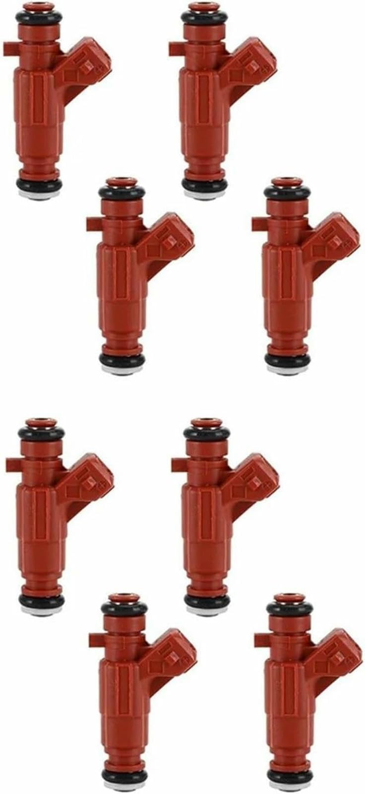 8 Pezzi Iniettori Carburante per Auto 0280157111 per VW per Golf per Voyage 1.0L 8V 2007-2014 Ugello Iniettore Carburante per Auto