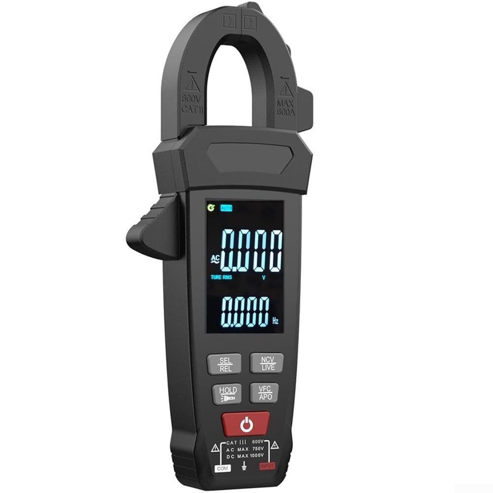 Ampèremétrique Double Écran 600A AC/DC NCV Ampèremétrique Double