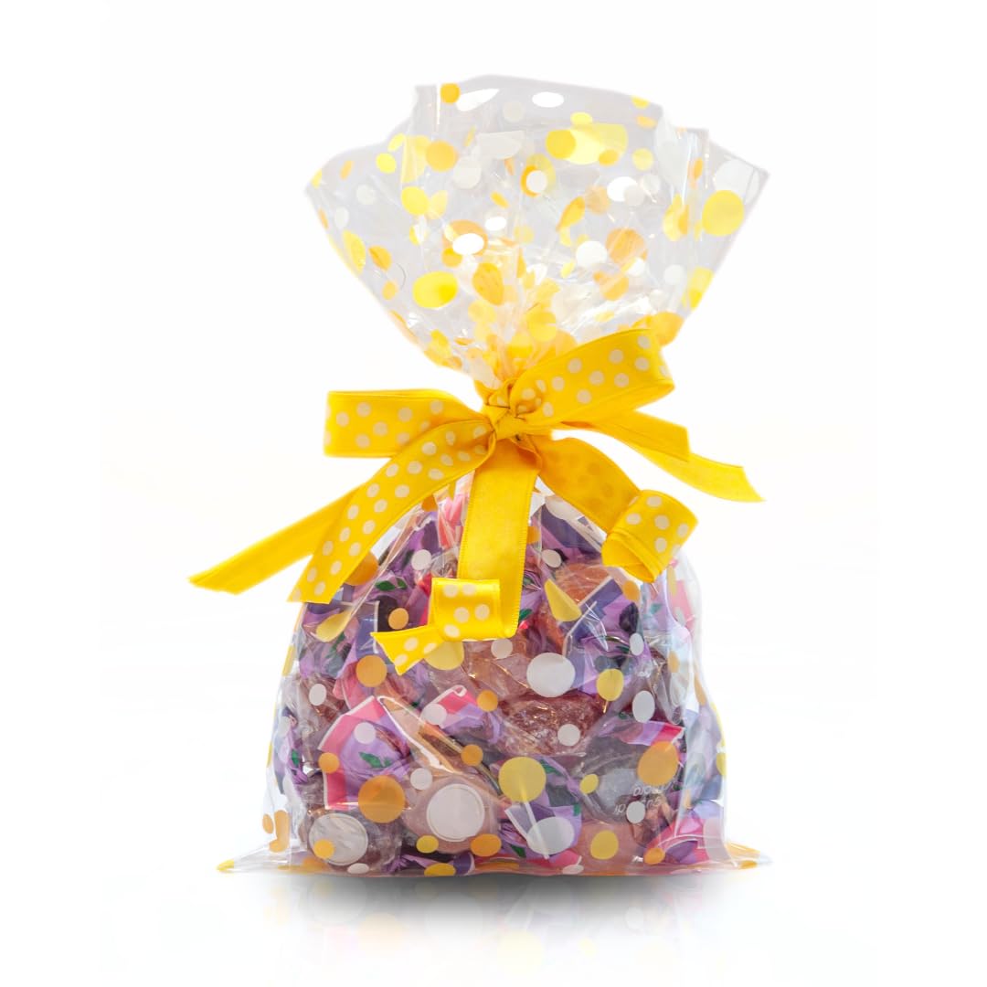 Italpak Clear Bubbles Bags, Polyurethane, Yellow, 15x25 cm