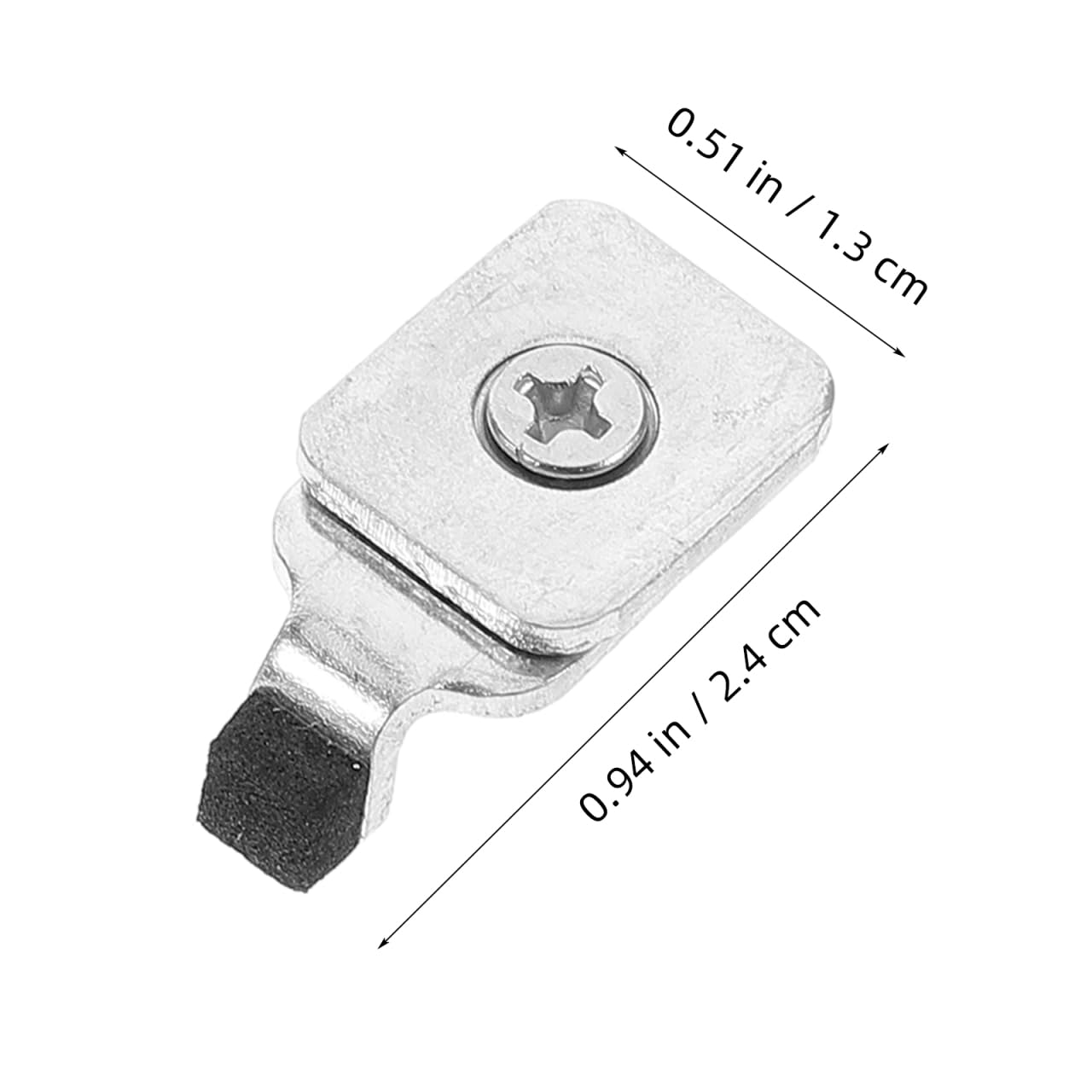 Luxshiny Curtain Track End Plug 10pcs Iron Curtain Rail Stop Universal Fit for Window Tracks