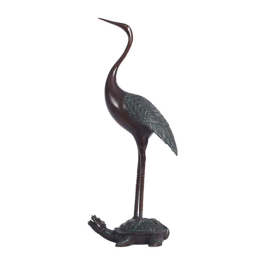SBCGFY Feng Shui Statue,Home Decor Pure Turtle Crane Longevity Turtle Feng Shui Home Decorations Ornaments Birthday Gift Blessing Gift