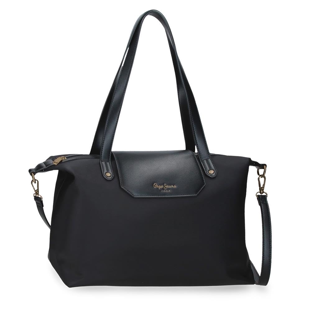Pepe Jeans Leire 15.6'' Tote Bag Made of Polyester and PU, 10.5L, by Joumma Bags.'