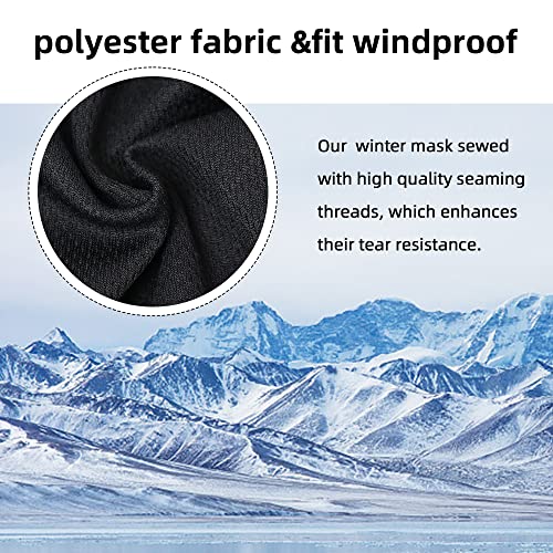 Black Ski Mask Head Warmers - Football Youth Ski Mask for Kids4