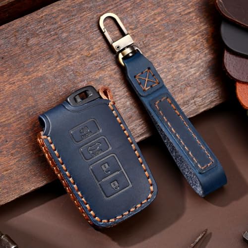 NEIQIUWING Funda de piel para llave de Toyota 4, Runner y Tundra