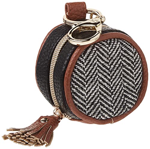 Image of Itzy Ritzy Pacifier Case With Clip – Pacifier Charm Pod Includes Clasp to Easily Attach to a Diaper Bag or Purse; Measures 2.5” in Diameter and Holds 2 Pacifiers, Coffee and Cream